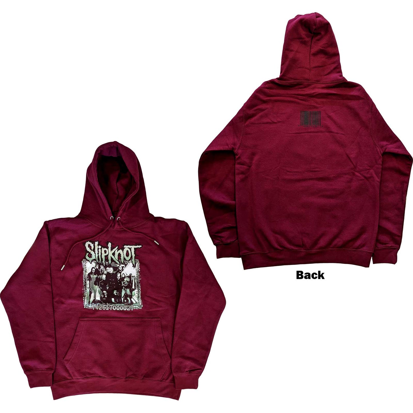 Slipknot Pullover Hoodie: Barcode Photo