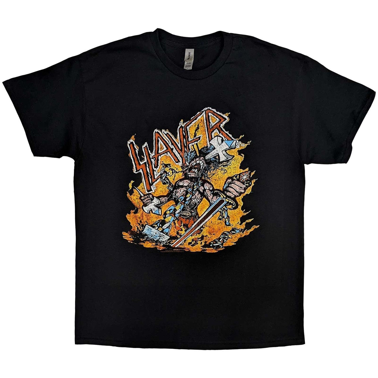 Slayer T-Shirt: Cartoon Flames