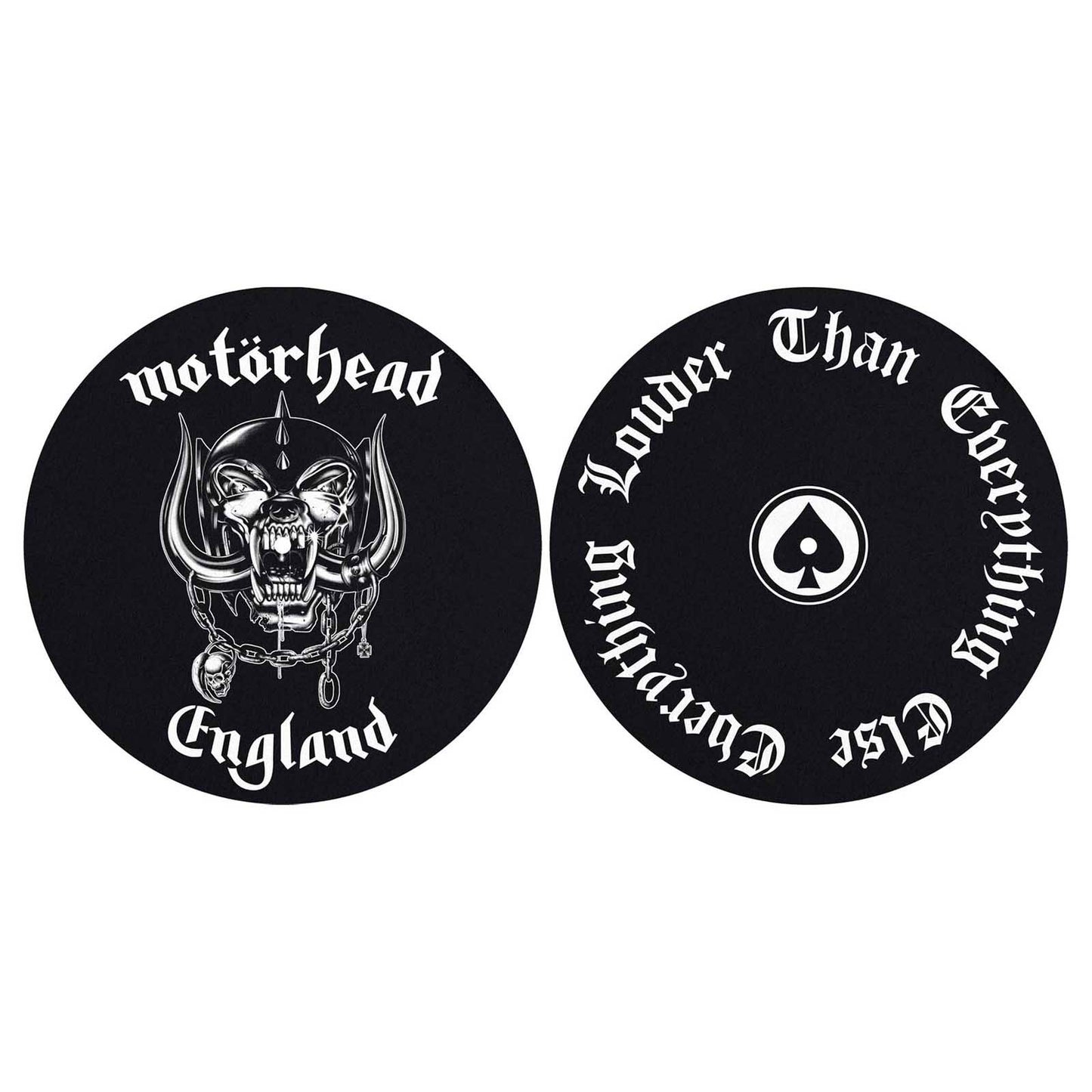 Motorhead Turntable Slipmat Set: England / Louder