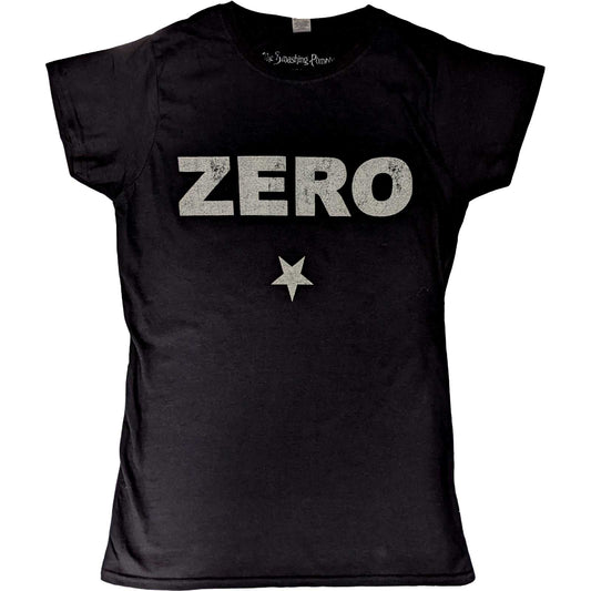 The Smashing Pumpkins Ladies T-Shirt: Zero Distressed