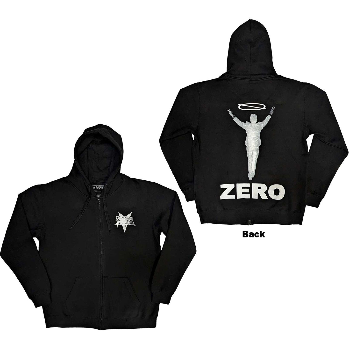 The Smashing Pumpkins Zipped Hoodie: Zero Halo