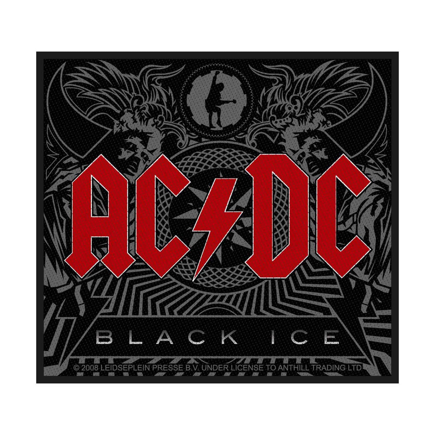 AC/DC Standard Woven Patch: Black Ice