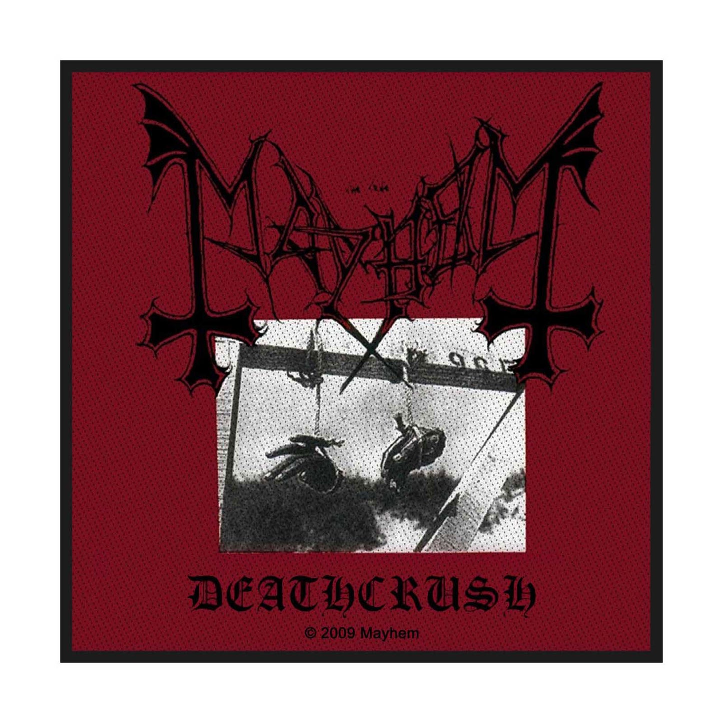 Mayhem Standard Woven Patch: Deathcrush