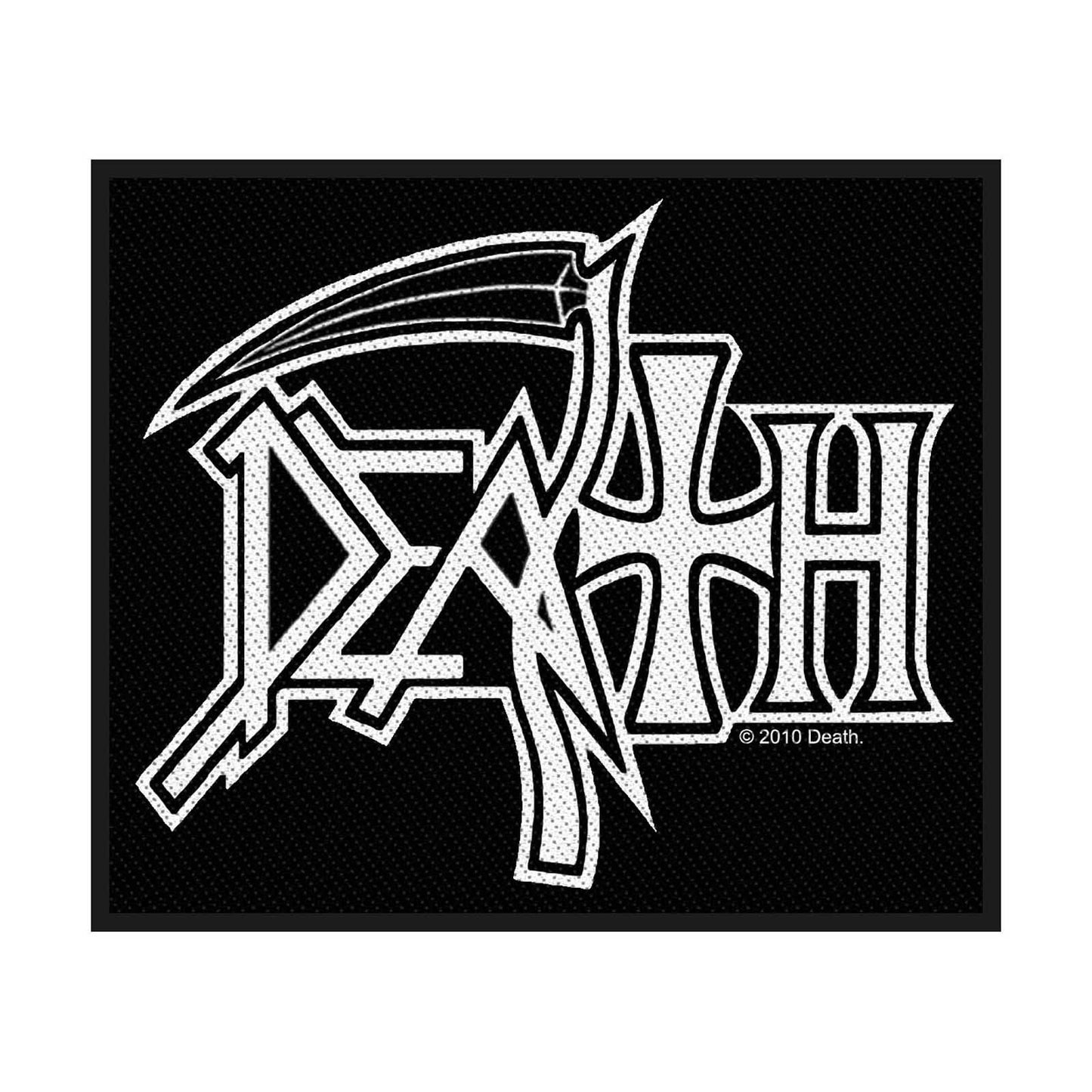 Death Standard Woven Patch: Logo