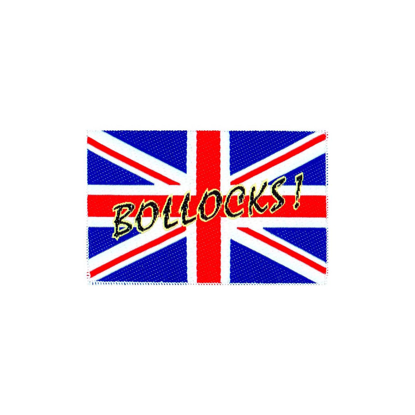 Generic Standard Woven Patch: Union Jack/Bollocks!