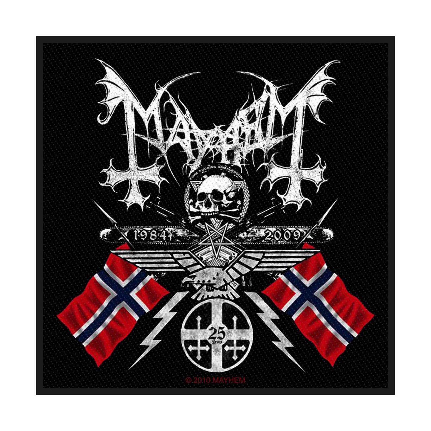 Mayhem Standard Woven Patch: Coat of Arms