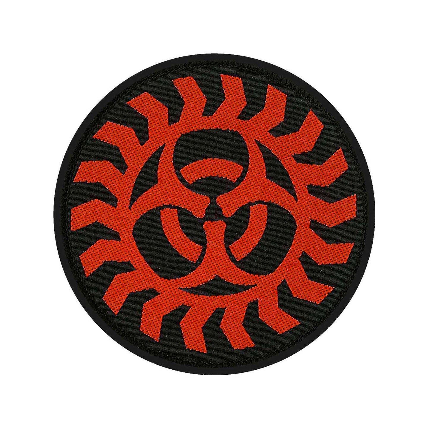 Generic Standard Woven Patch: Biohazard Circular