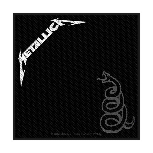 Metallica Standard Woven Patch: Black Album 2014