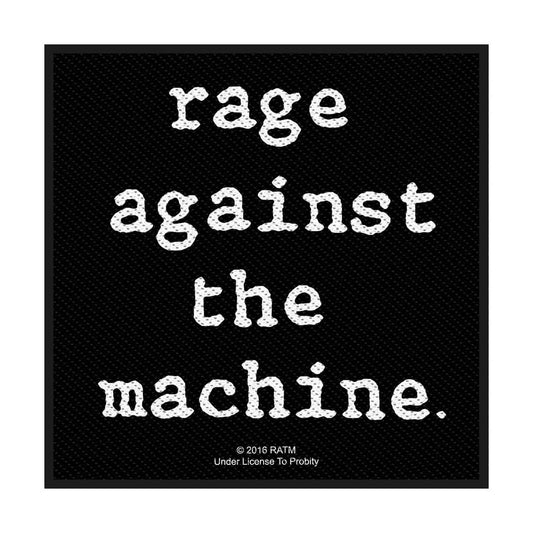 Rage Against The Machine Standard Woven Patch: Logo