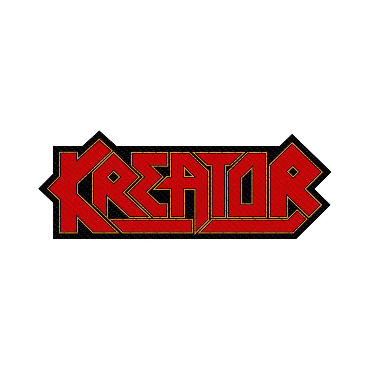 Kreator Standard Woven Patch: Logo Cut-Out