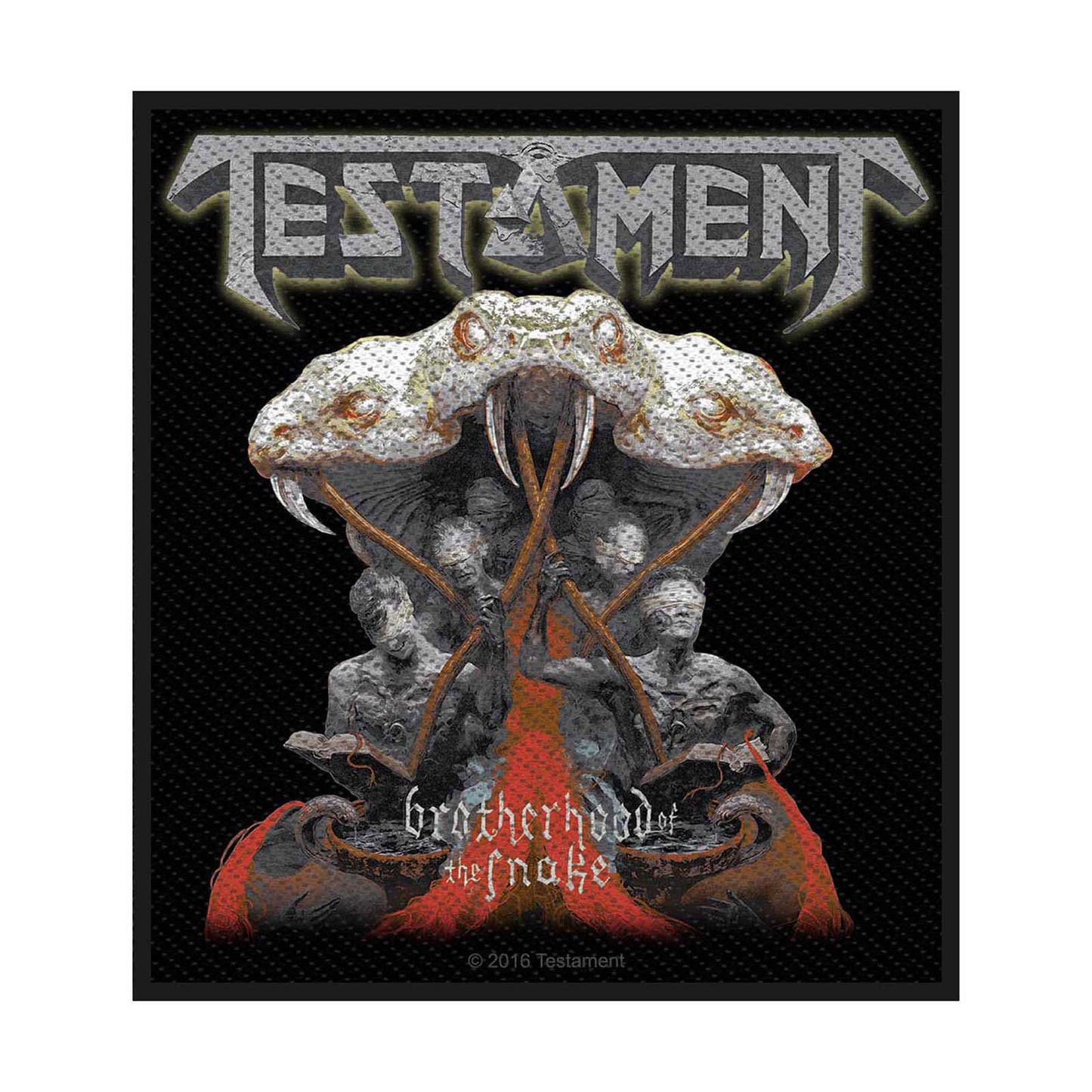 Testament Standard Woven Patch: Brotherhood of the Snake