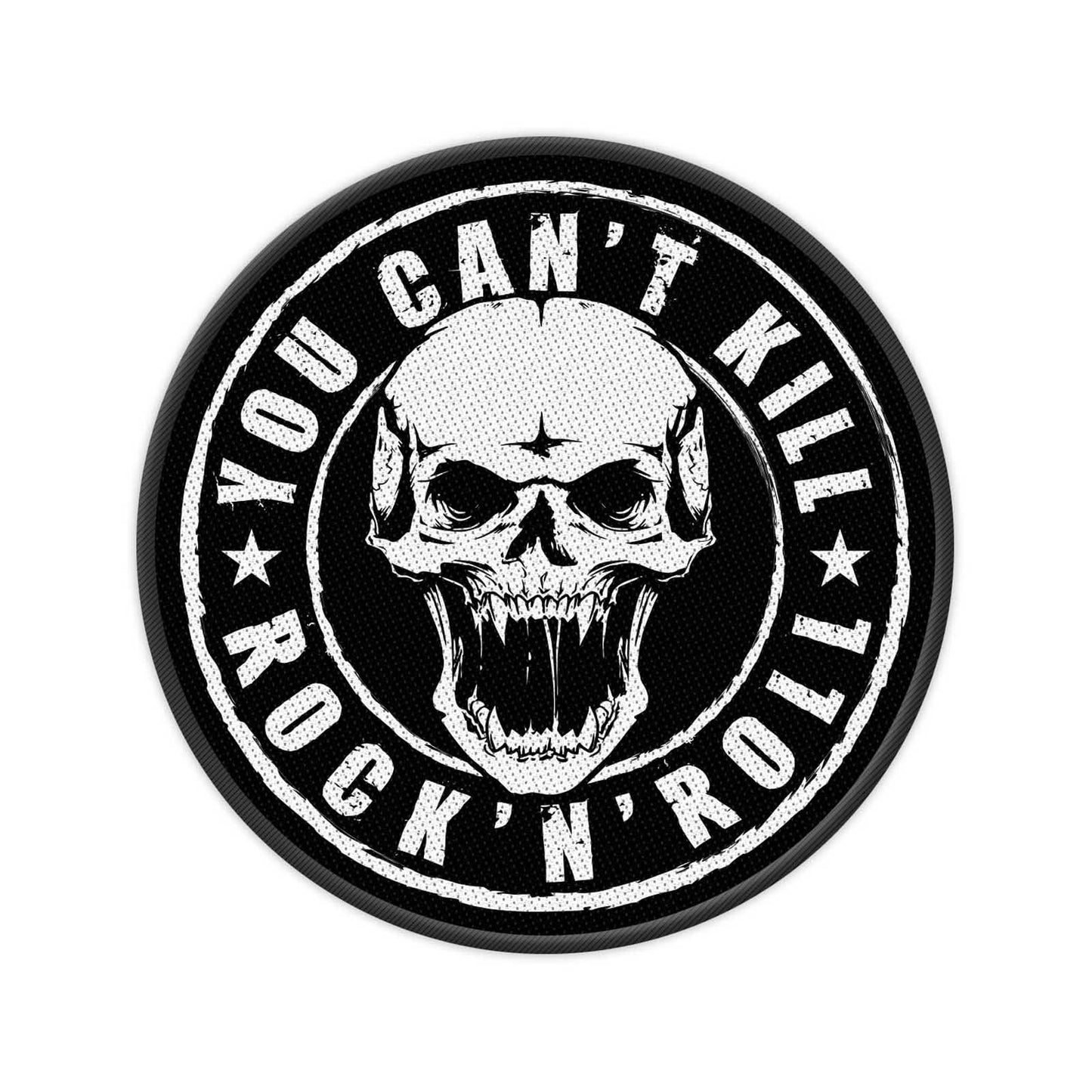 Generic Standard Woven Patch: You Can't Kill Rock n' Roll