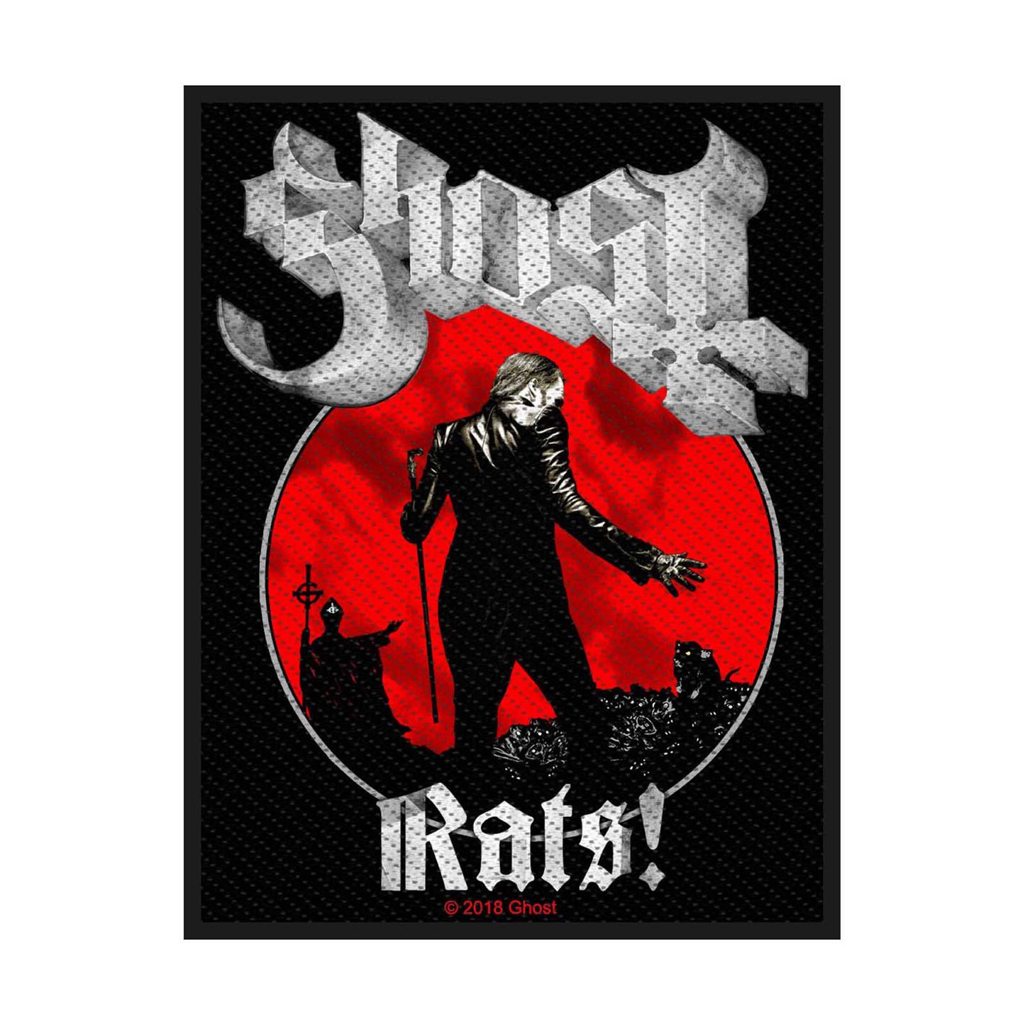 Ghost Standard Woven Patch: Rats