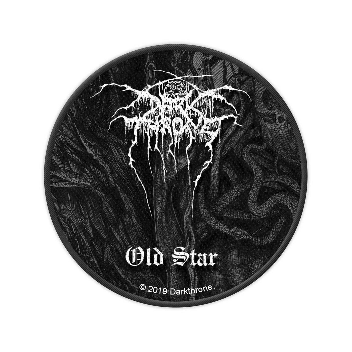 Darkthrone Standard Woven Patch: Old Star