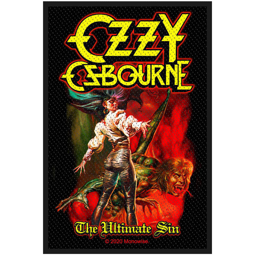 Ozzy Osbourne Standard Woven Patch: The Ultimate Sin