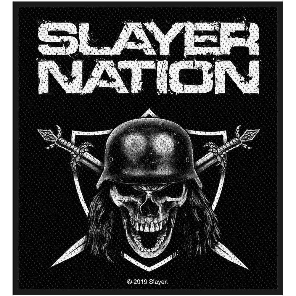 Slayer Standard Woven Patch: Slayer Nation