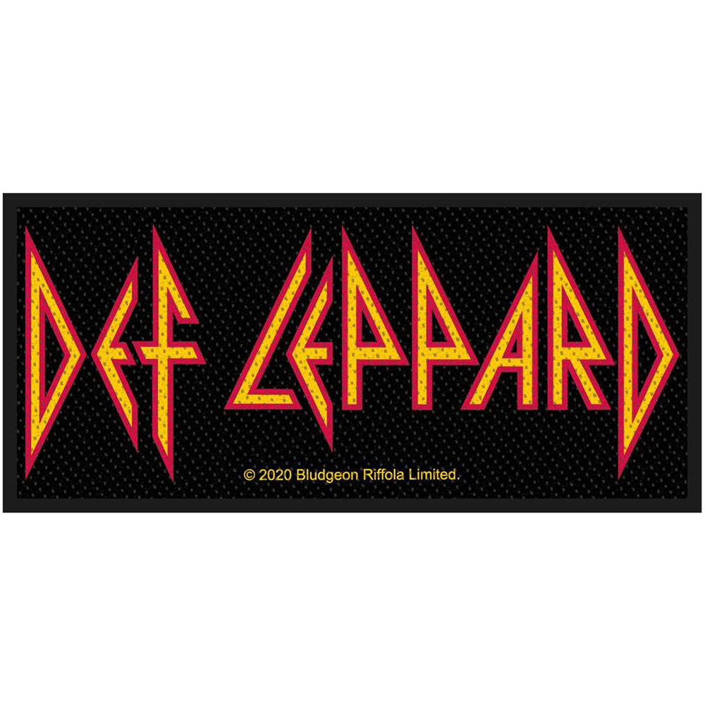 Def Leppard Standard Woven Patch: Logo