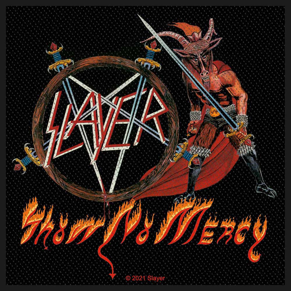 Slayer Standard Woven Patch: Show No Mercy