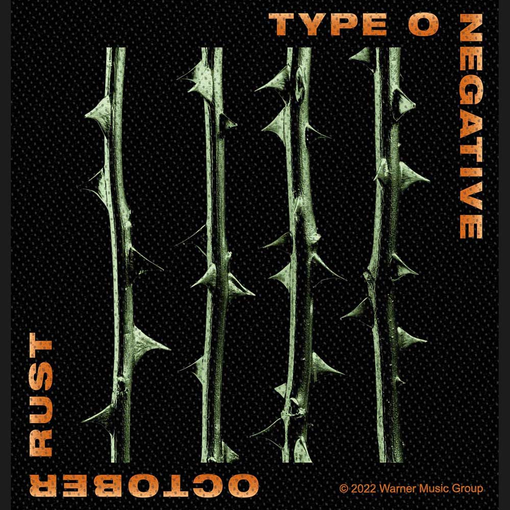 Type O Negative Standard Woven Patch: October Rust