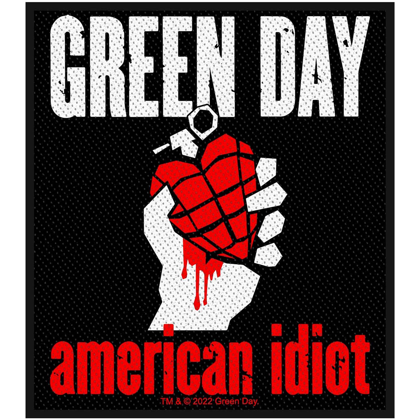 Green Day Standard Woven Patch: American Idiot
