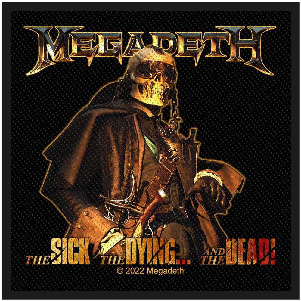 Megadeth Standard Woven Patch: The Sick  The Dying And The Dead