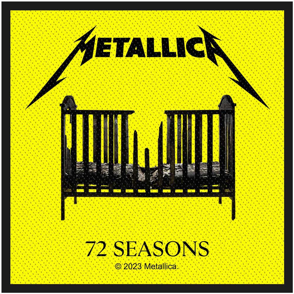 Metallica Standard Woven Patch: 72 Seasons