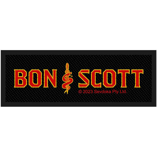 Bon Scott Standard Woven Patch: Brother Snake