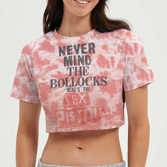 The Sex Pistols Ladies Crop Top: Never Mind the Bollocks