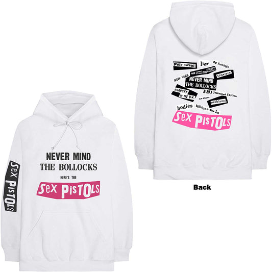The Sex Pistols Pullover Hoodie: Never Mind The Bollocks