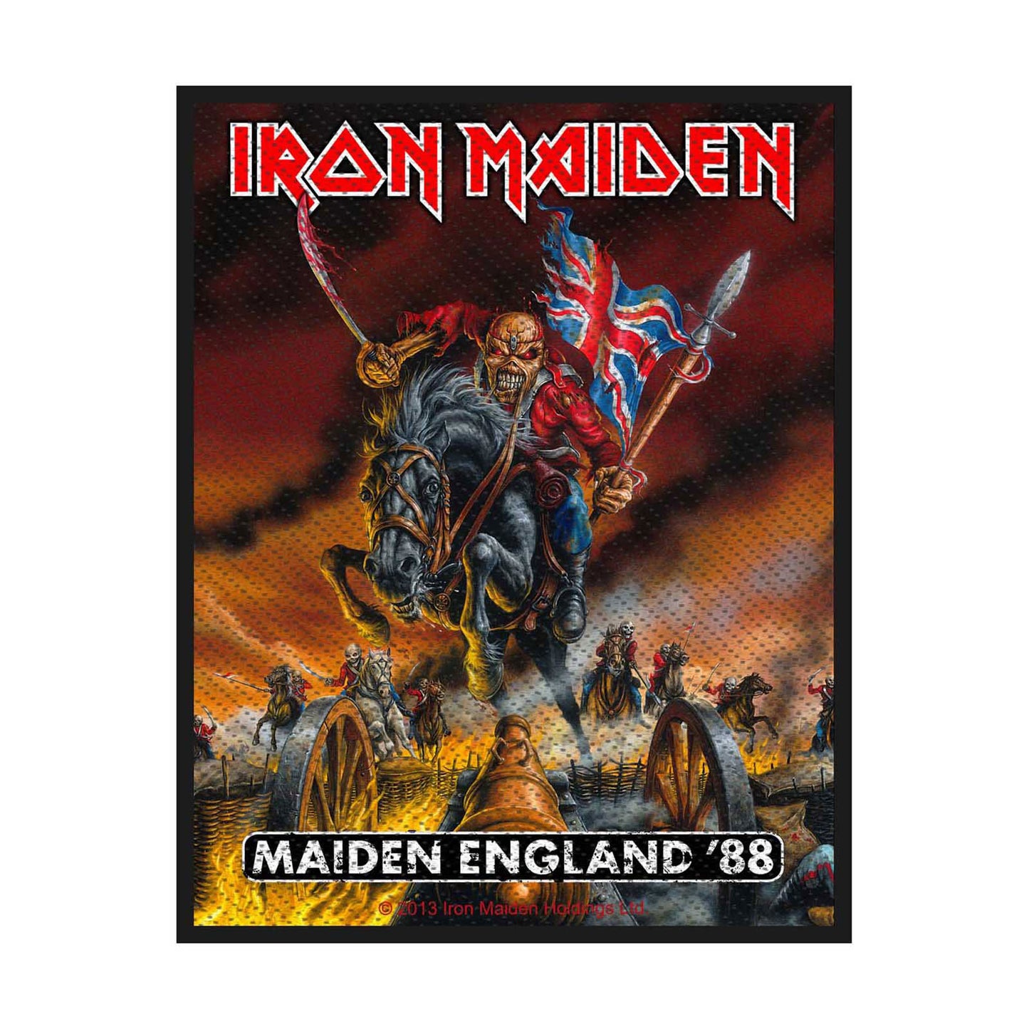 Iron Maiden Standard Woven Patch: Maiden England