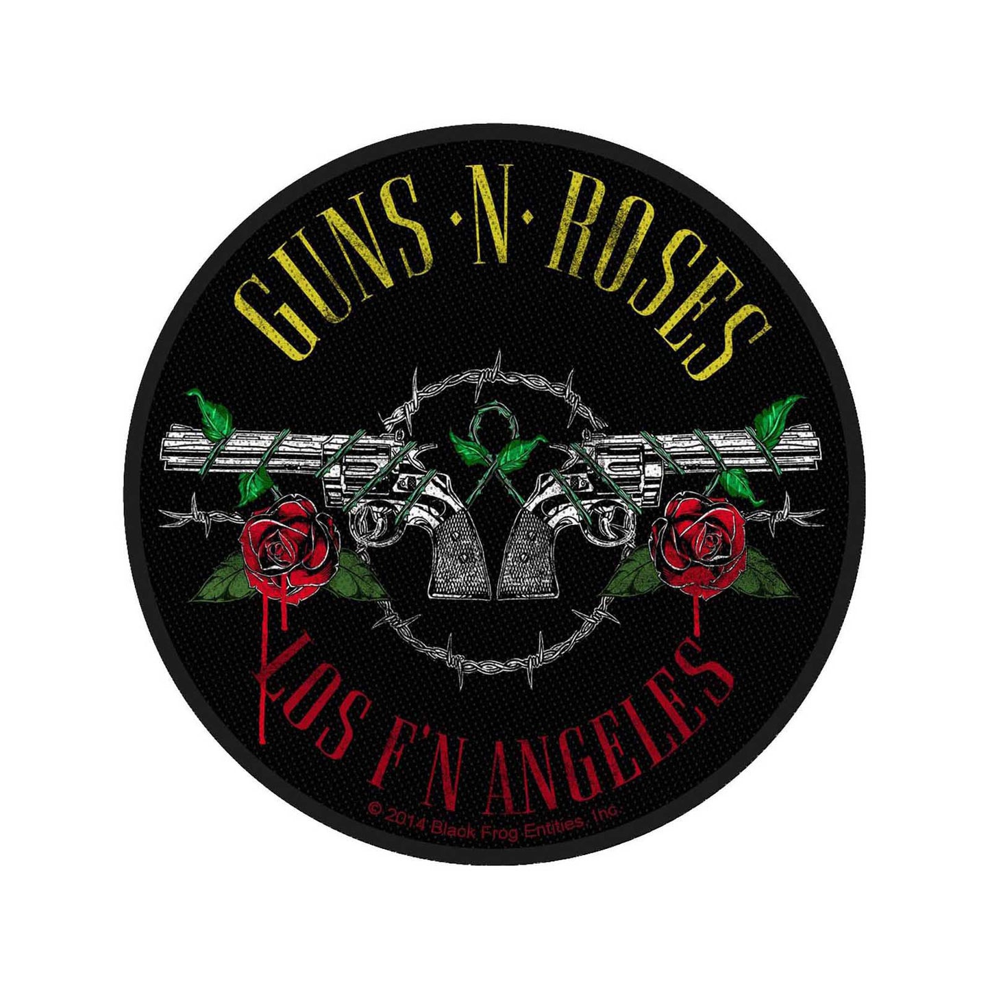 Guns N' Roses Standard Woven Patch: Los F'N Angeles