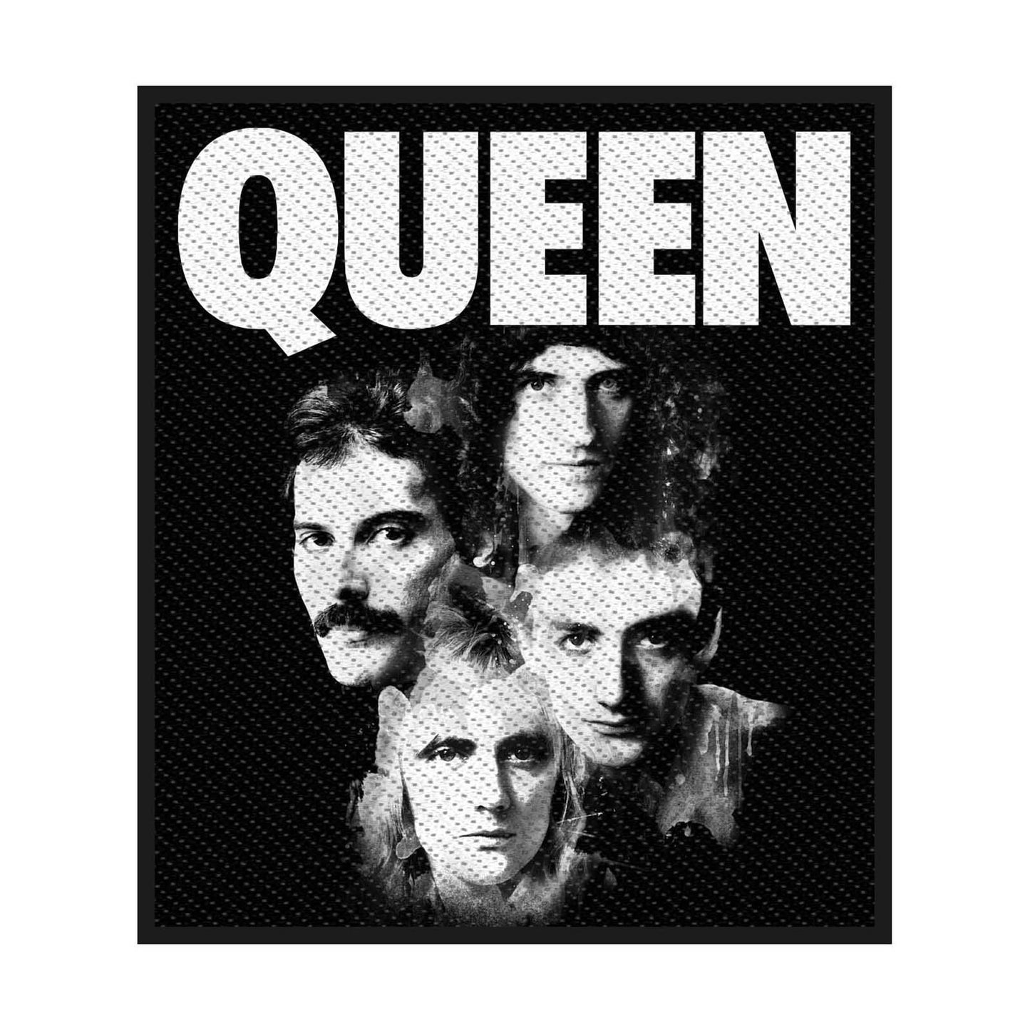 Queen Standard Woven Patch: Faces