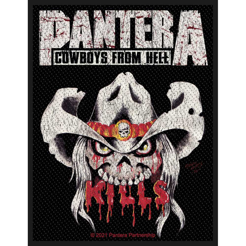 Pantera Standard Woven Patch: Kills