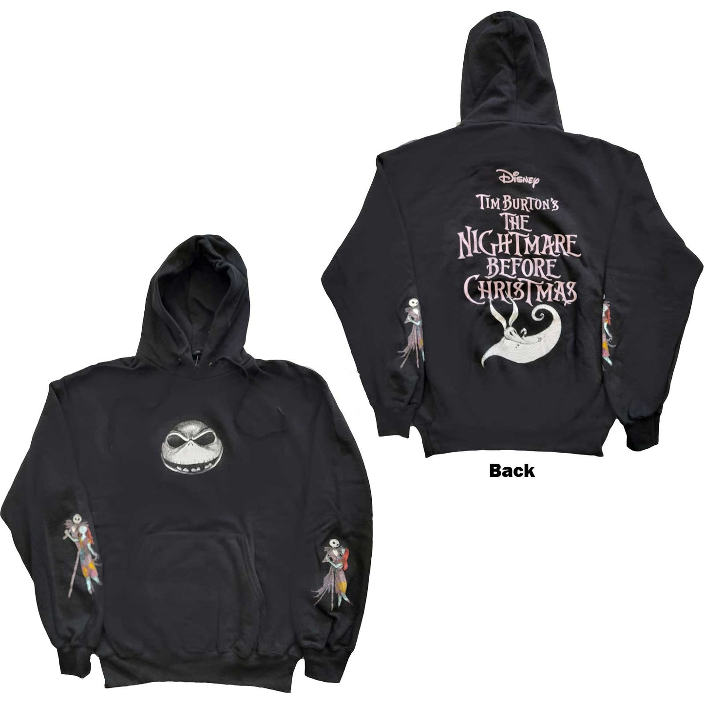 Disney Pullover Hoodie: The Nightmare Before Christmas Jack & Sally Dancing