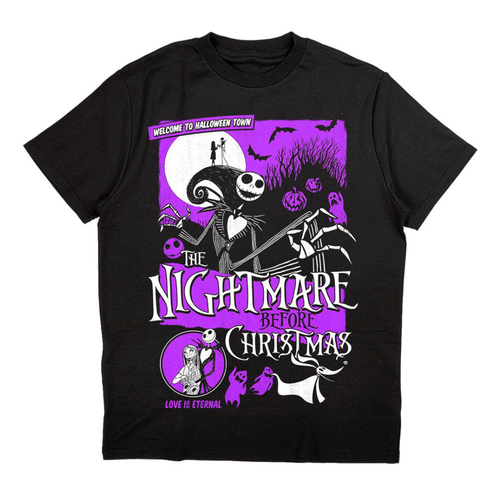 Disney T-Shirt: The Nightmare Before Christmas Welcome To Halloween Town