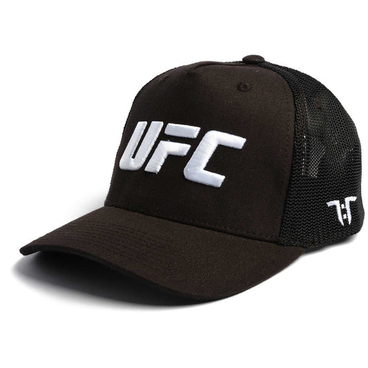 Tokyo Time Baseball Cap: UFC White Logo Mesh