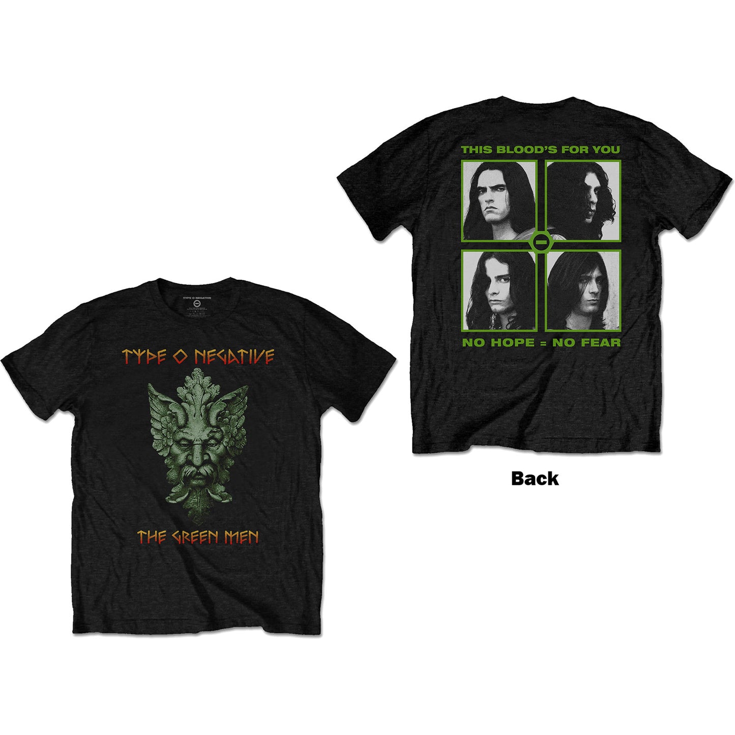 Type O Negative T-Shirt: Green Man