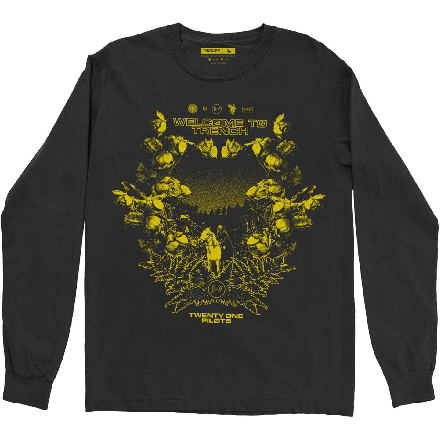 Twenty One Pilots Long Sleeve T-Shirt: Trench Scene