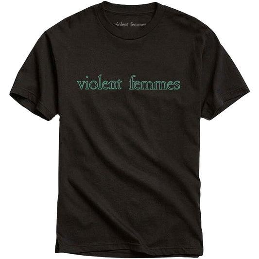 Violent Femmes T-Shirt: Green Vintage Logo