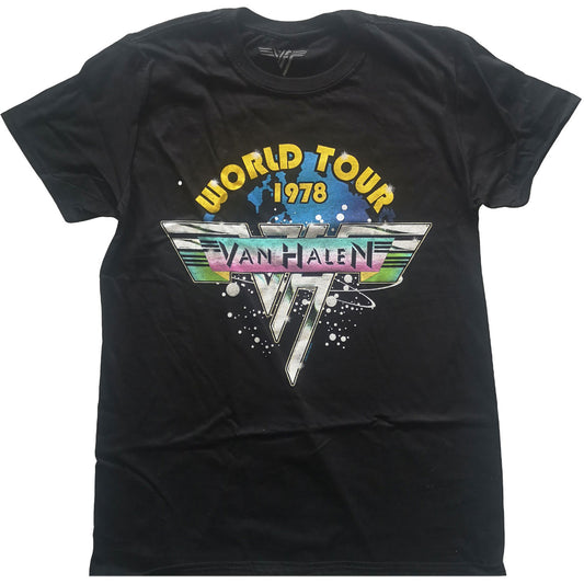 Van Halen T-Shirt: World Tour '78 Full Colour