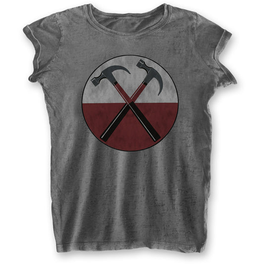 Pink Floyd Ladies T-Shirt: The Wall Hammers