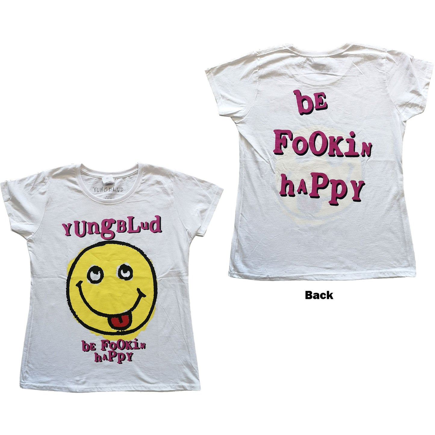 Yungblud Ladies T-Shirt: Raver Smile