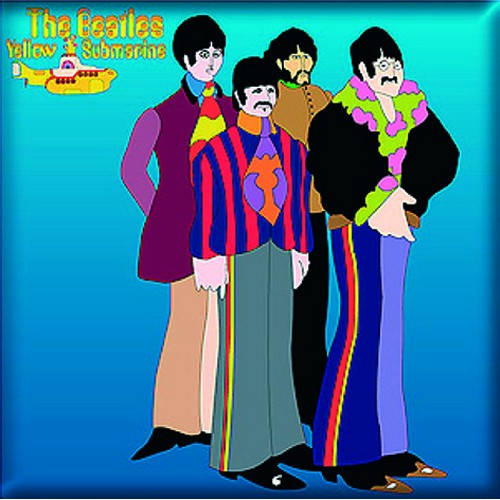 The Beatles Magnet: Yellow Submarine Sea of Science